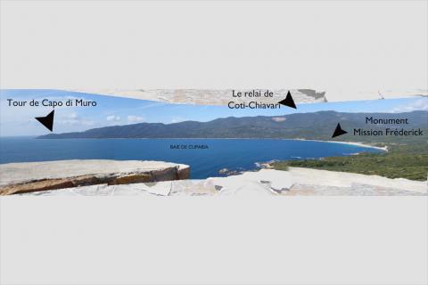 Baie de Cupabia : débarquement des missions Sea Hurchin et Frederick, en provenance d'Angleterre la Baie de Cupabia